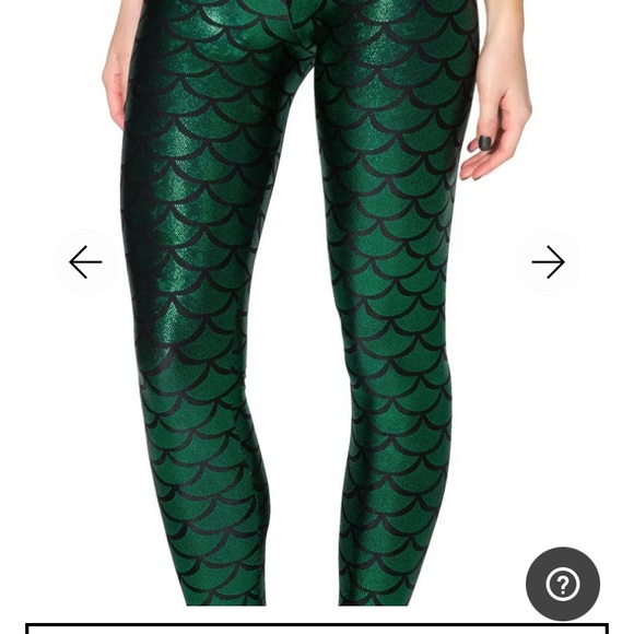 BlackMilk Mermaid MERMEMERALD LEGGINGS - Picture 4 of 9